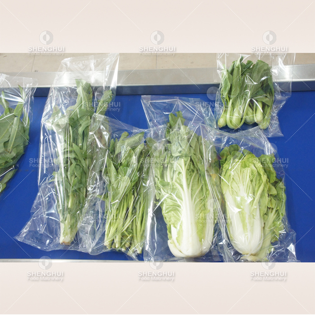 Équipement de la ligne d'emballage des légumes et des fruits dans les supermarchés continus