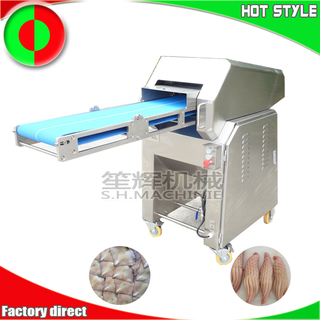 Entièrement automatique Rocket calmar Cutter calmar Cutter Seafood Processing Machinery Équipement alimentaire